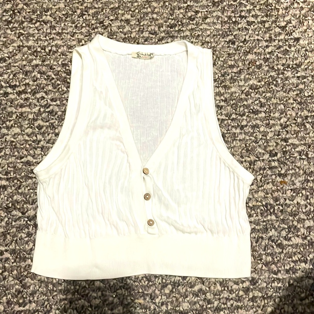 Free People knit crop top